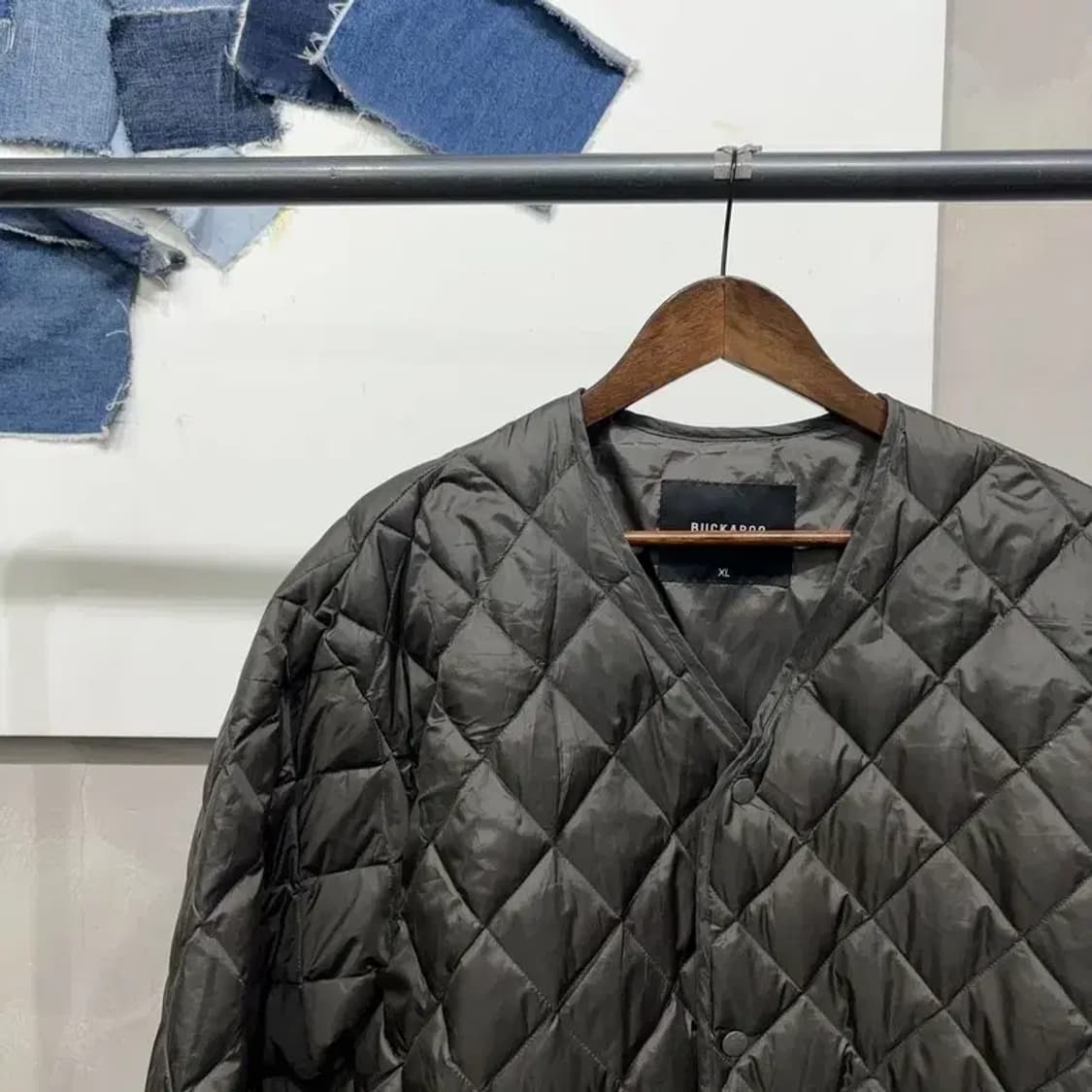 (105) 버커루 캐주얼 퀼팅 깔깔이 오리털 경량패딩 자켓 상품이미지3