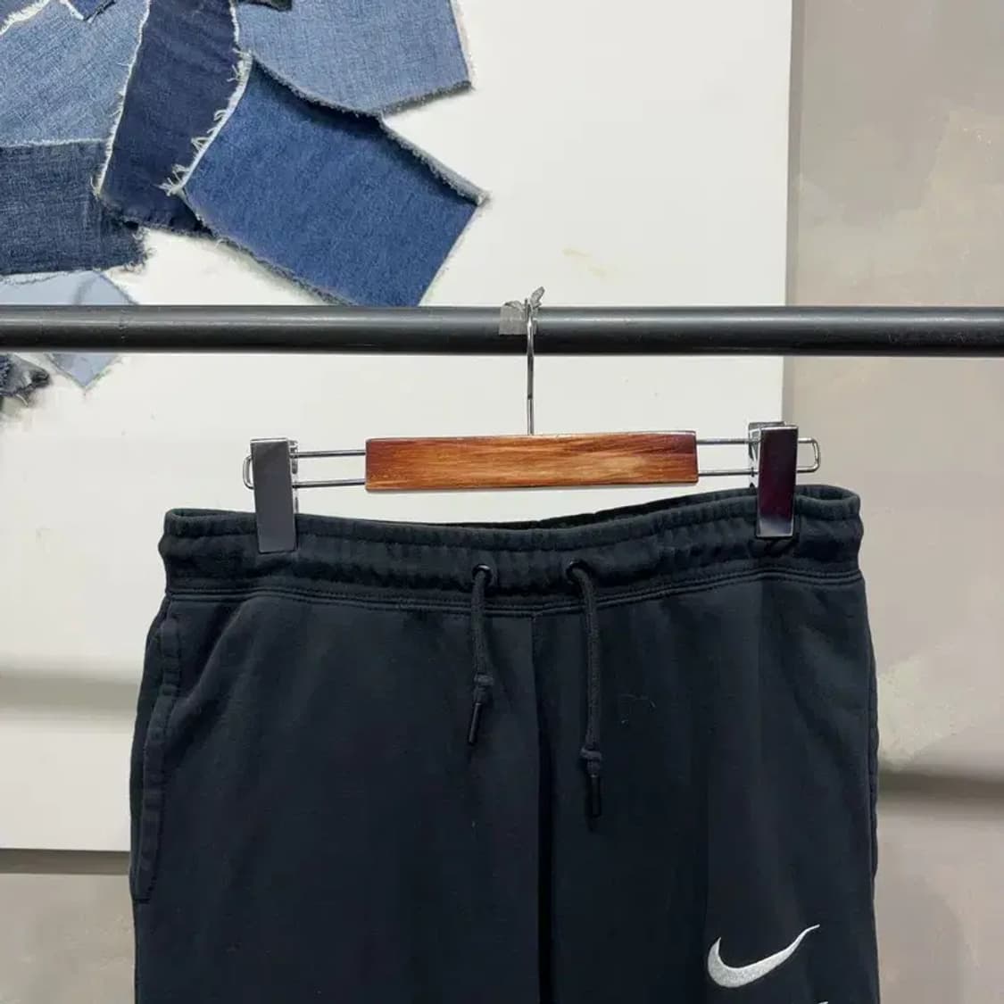 (30~32인치) 나이키 밴딩 더블스우시 조거팬츠 운동바지 상품이미지2