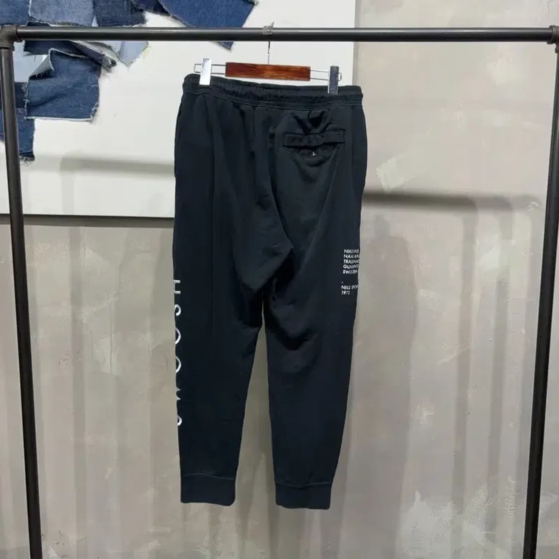 (30~32인치) 나이키 밴딩 더블스우시 조거팬츠 운동바지 상품이미지3