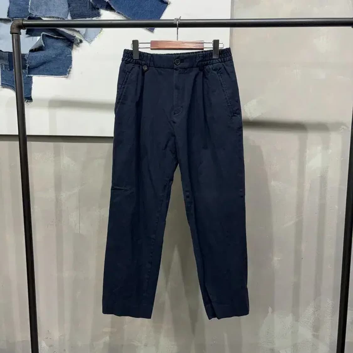 (30~32인치) 커스텀멜로우 캐주얼 밴딩 팬츠 바지 상품이미지1