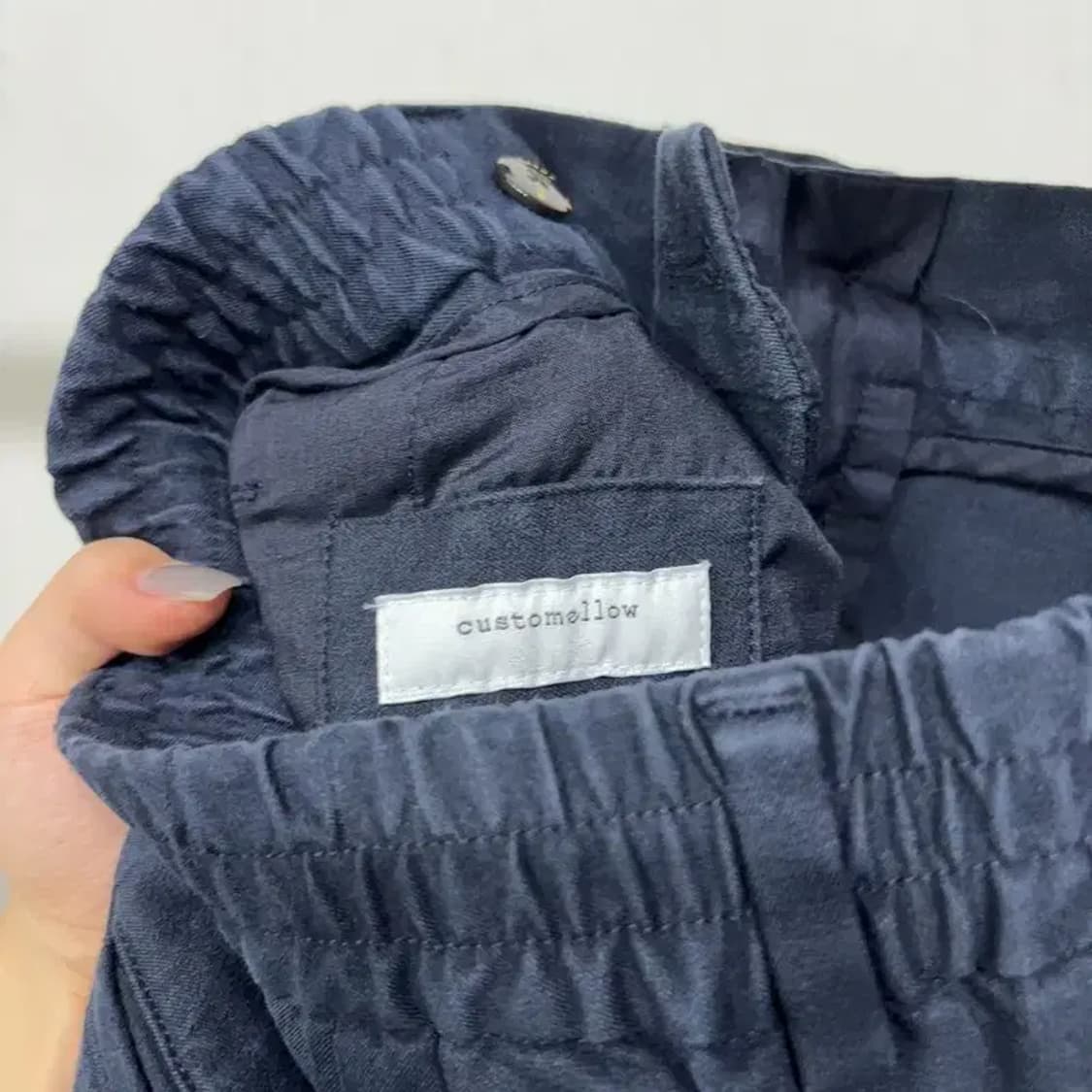 (30~32인치) 커스텀멜로우 캐주얼 밴딩 팬츠 바지 상품이미지5