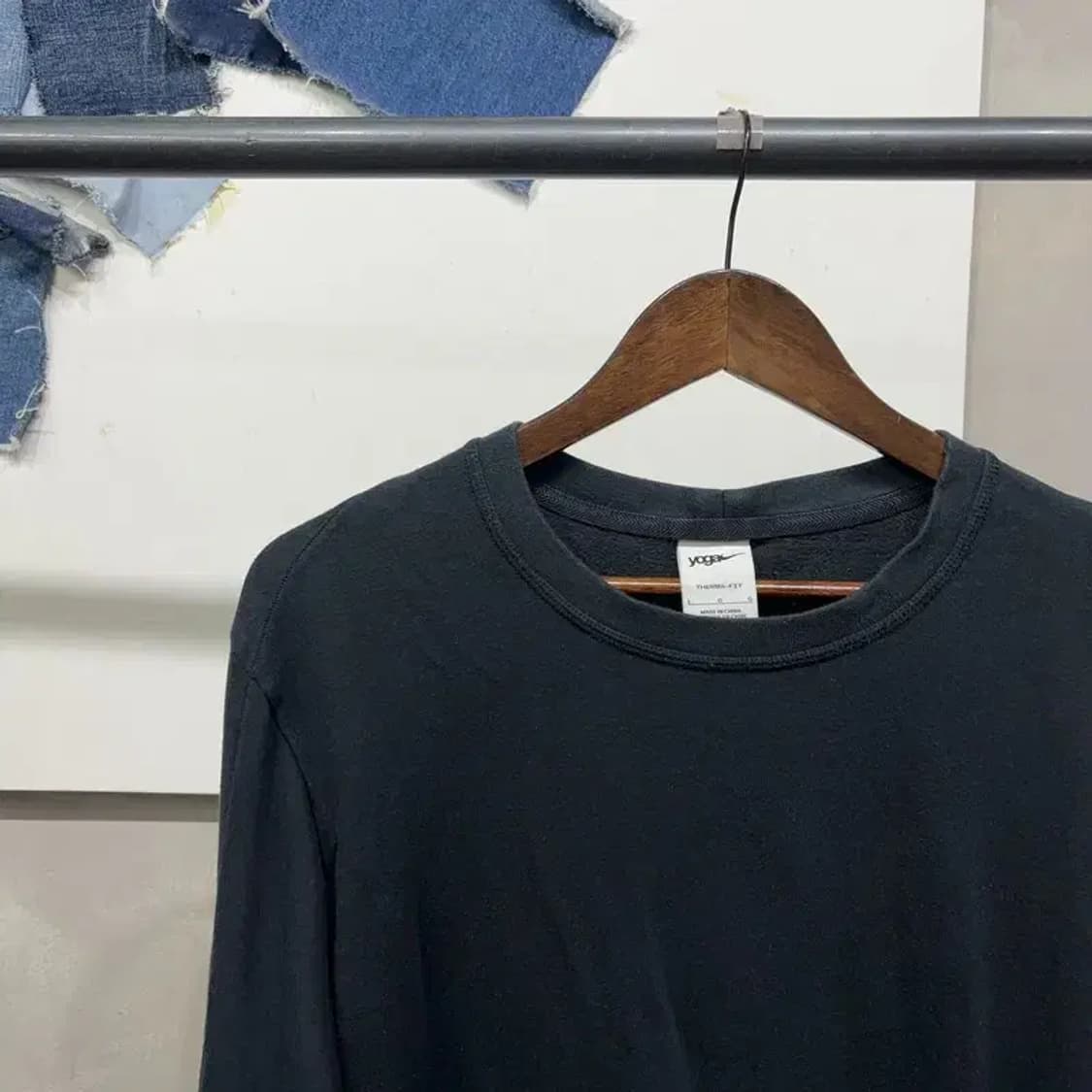 (100) 나이키 요가 기모 맨투맨 긴팔티 상품이미지3