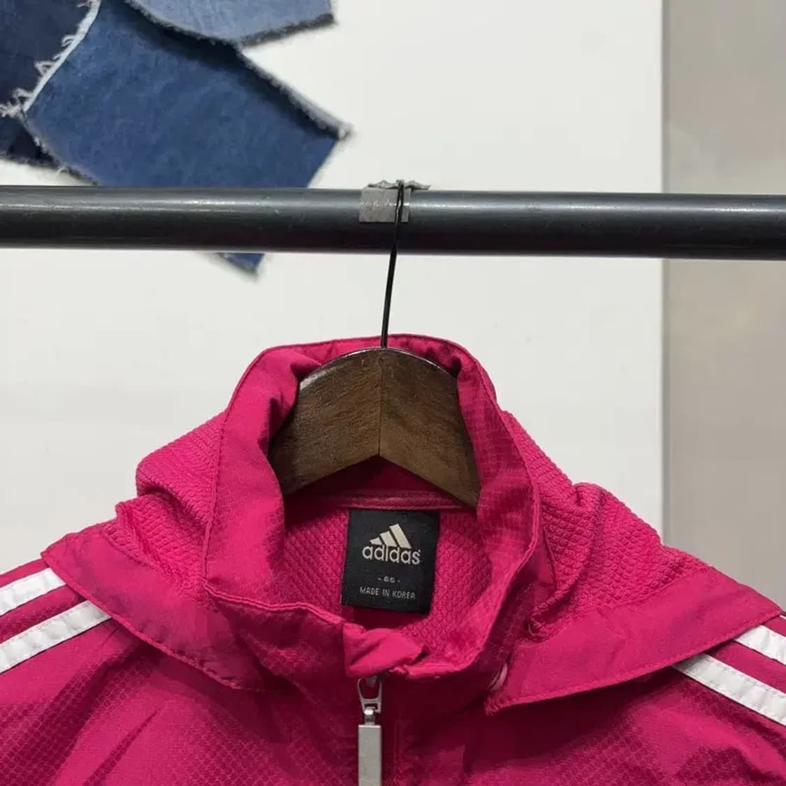 (85) 아디다스 여성 스트릿 핑크 바람막이 자켓 상품이미지2