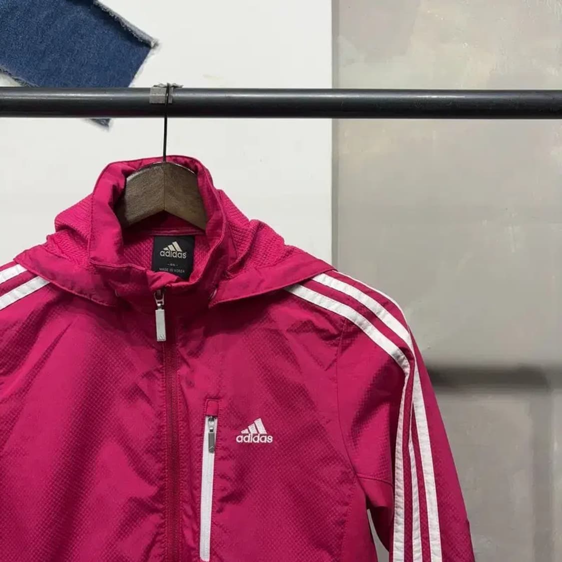 (85) 아디다스 여성 스트릿 핑크 바람막이 자켓 상품이미지3