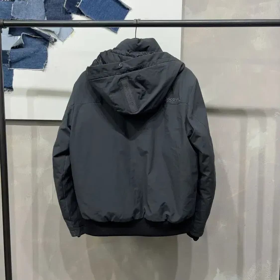 (100) 디스커버리 숏 봄버 다운자켓 패딩 상품이미지4