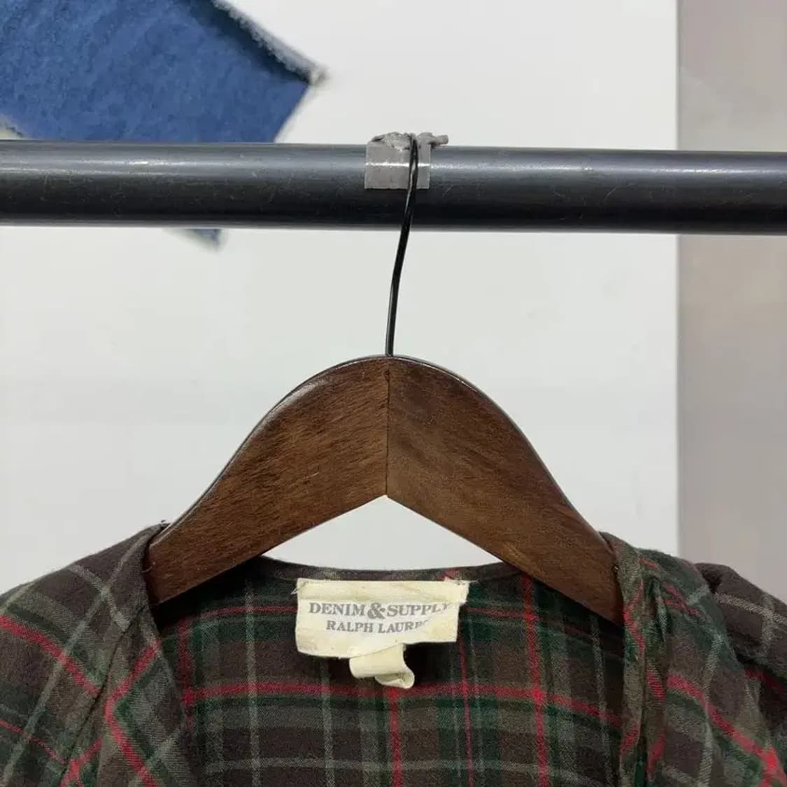 (80) 폴로 랄프로렌 여성 체크 프릴 비스코스 원피스 상품이미지3