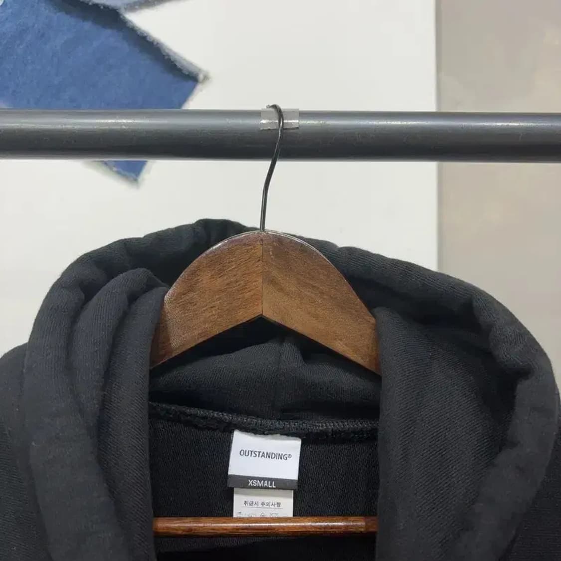 (95) 아웃스탠딩 캐주얼 스트릿 자수 후드티 상품이미지2