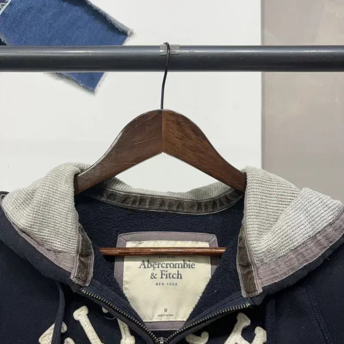 (90) 아베크롬비 여성 Y2K 양털 기모 후드집업 자켓 상품이미지3