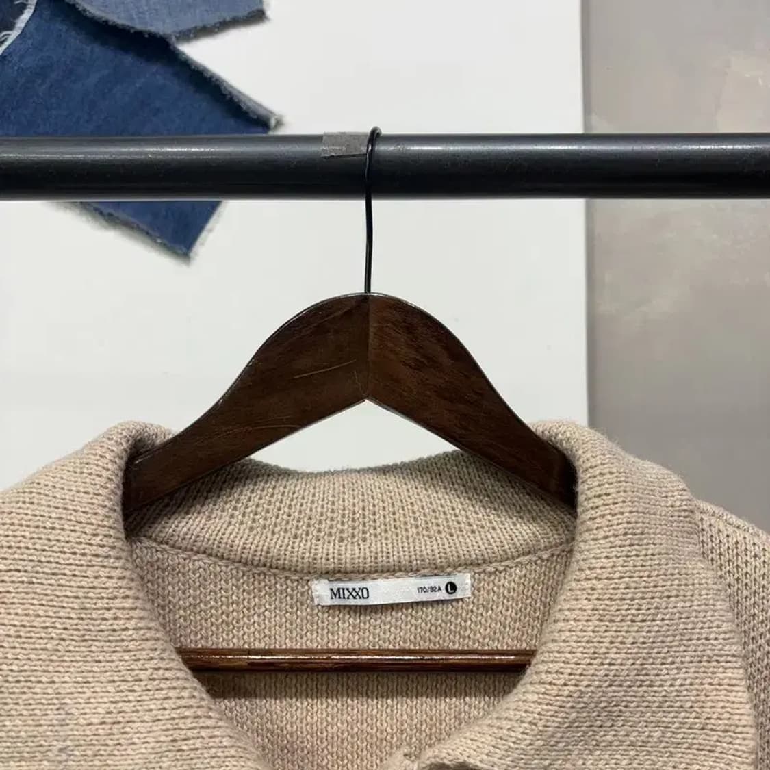 (95) 미쏘 여성 캐주얼 카라 니트 가디건 상품이미지2