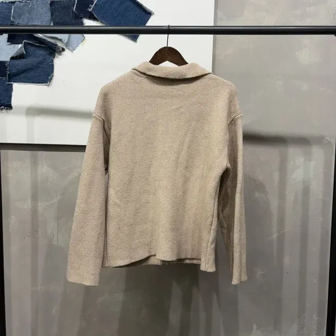 (95) 미쏘 여성 캐주얼 카라 니트 가디건 상품이미지4