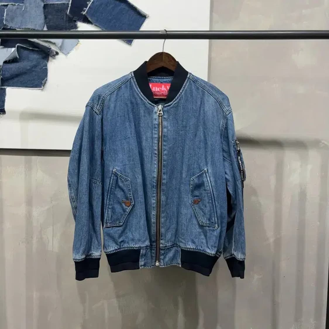 (36) 럭키슈에뜨 여성 캐주얼 데님 청자켓 상품이미지1