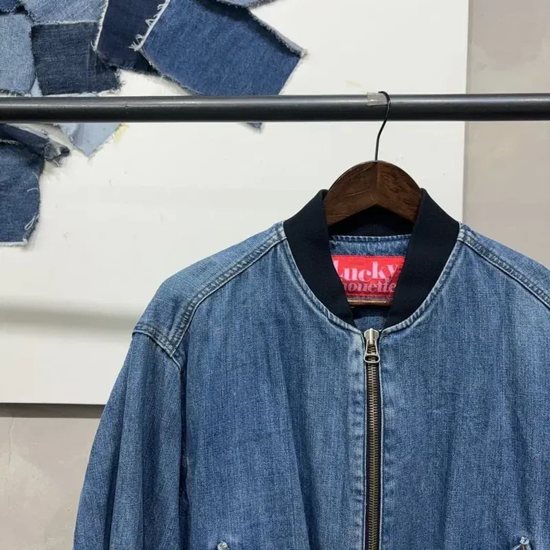 (36) 럭키슈에뜨 여성 캐주얼 데님 청자켓 상품이미지3