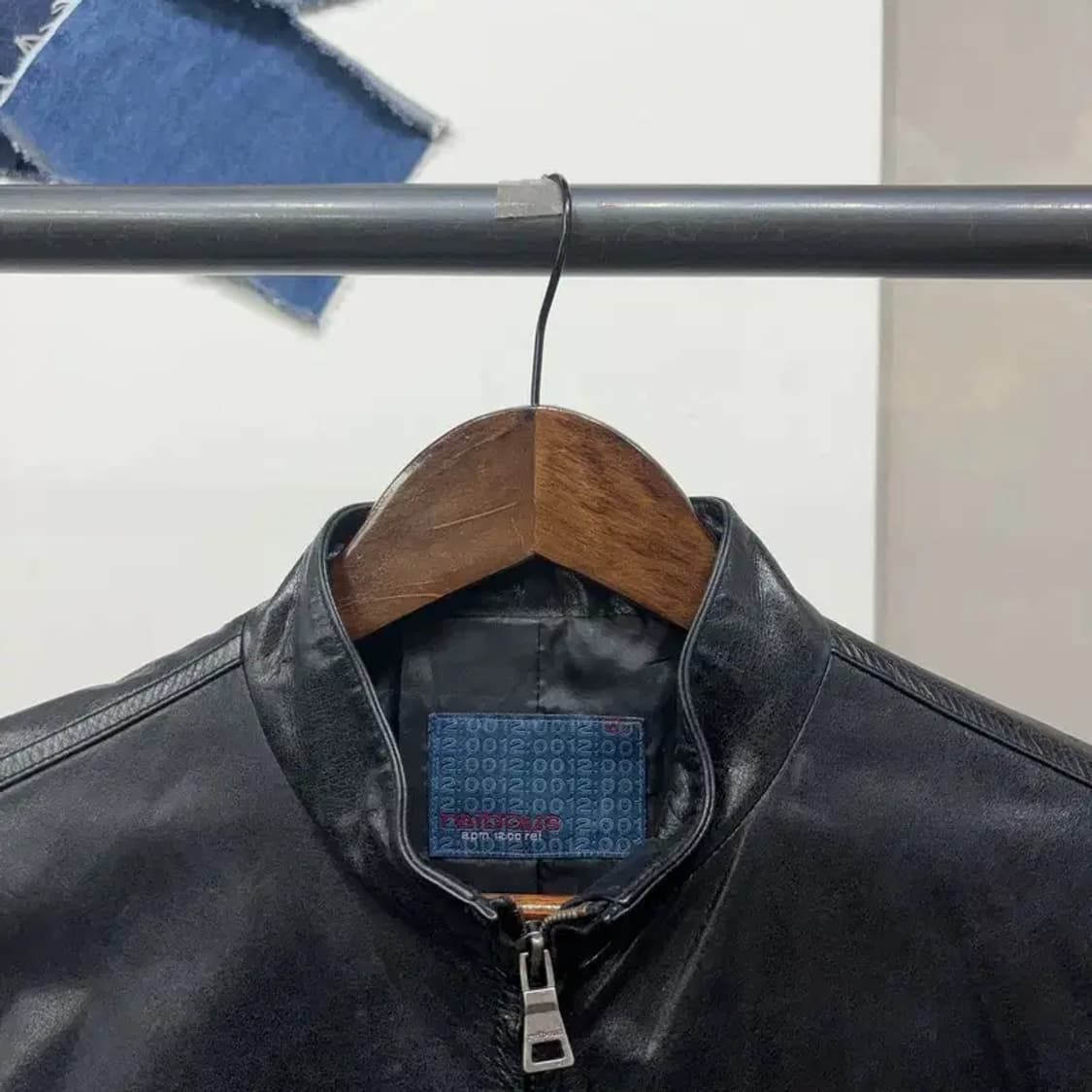 (90) REIBOUS 여성 빈티지 소가죽 싱글라이더 자켓 상품이미지2