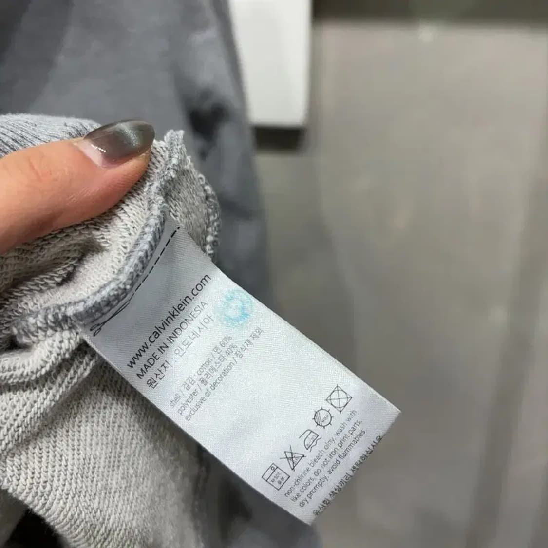 (90) 캘빈클라인 CK 여성 캐주얼 프린팅 후드티 상품이미지5