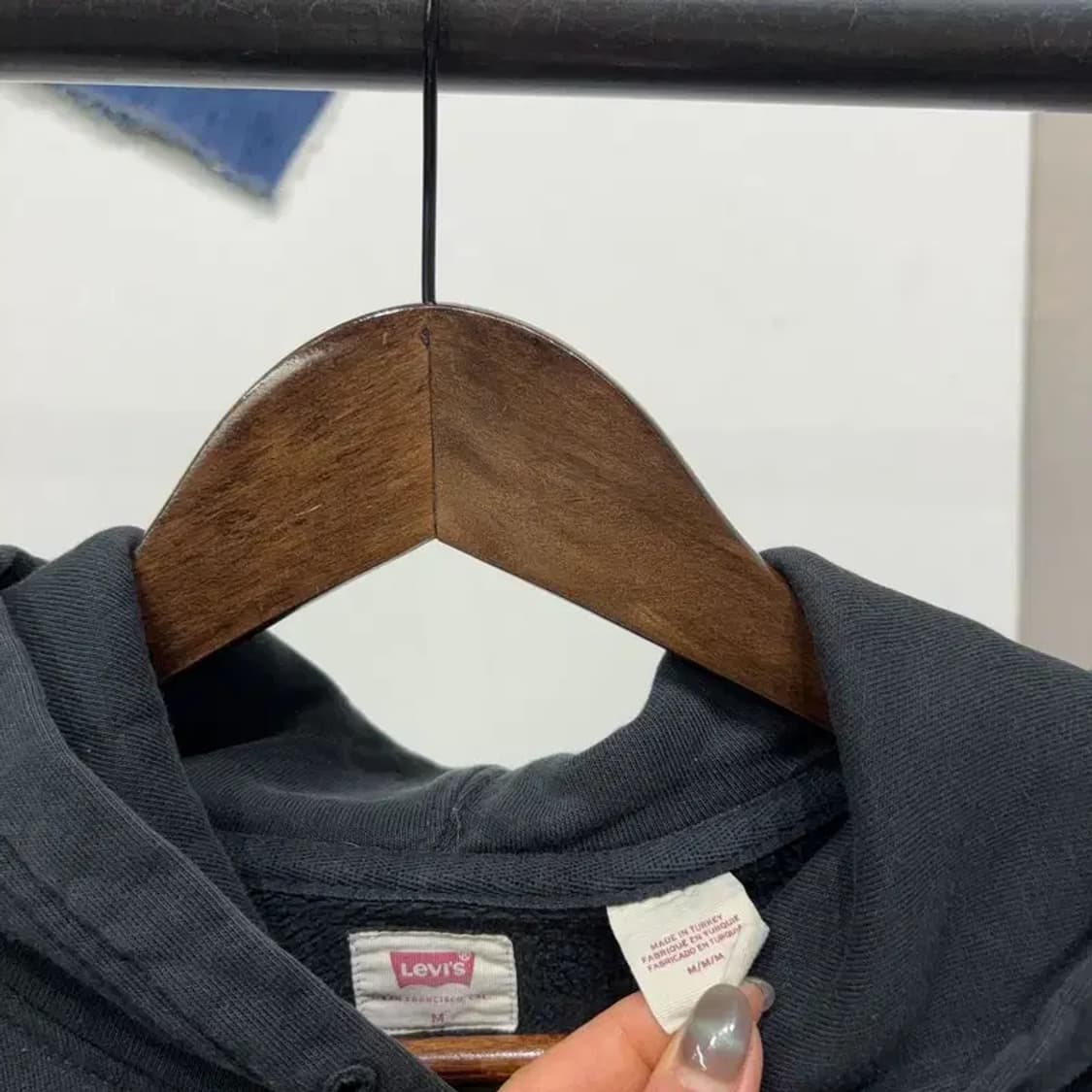 (95) 리바이스 스트릿 프린팅 기모 후드티 상품이미지2