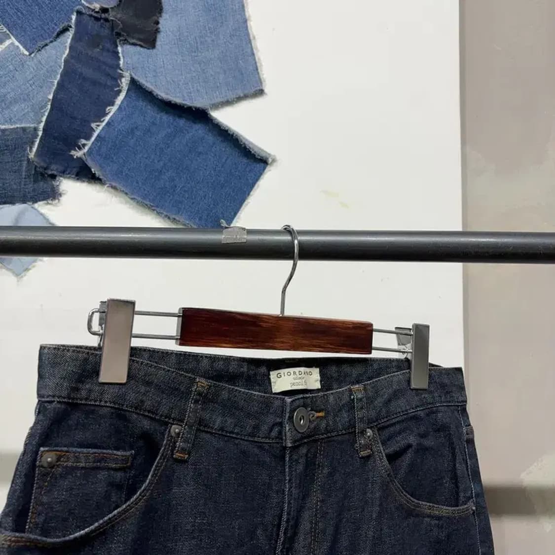 (30인치) 지오다노 여성 캐주얼 데님팬츠 진청바지 상품이미지2