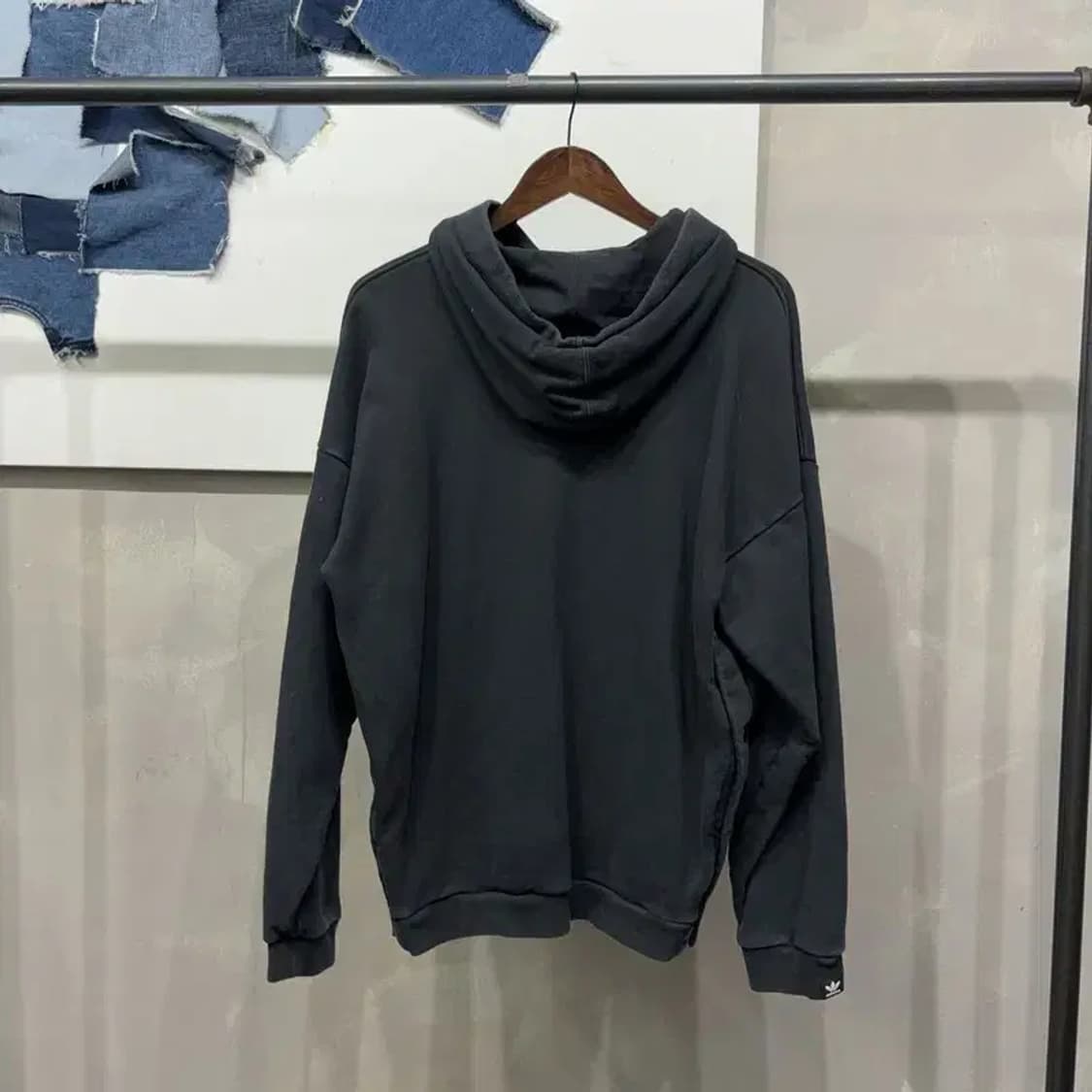 (100) 아디다스 오리지널 스트릿 에센셜 버튼 후드티 상품이미지4