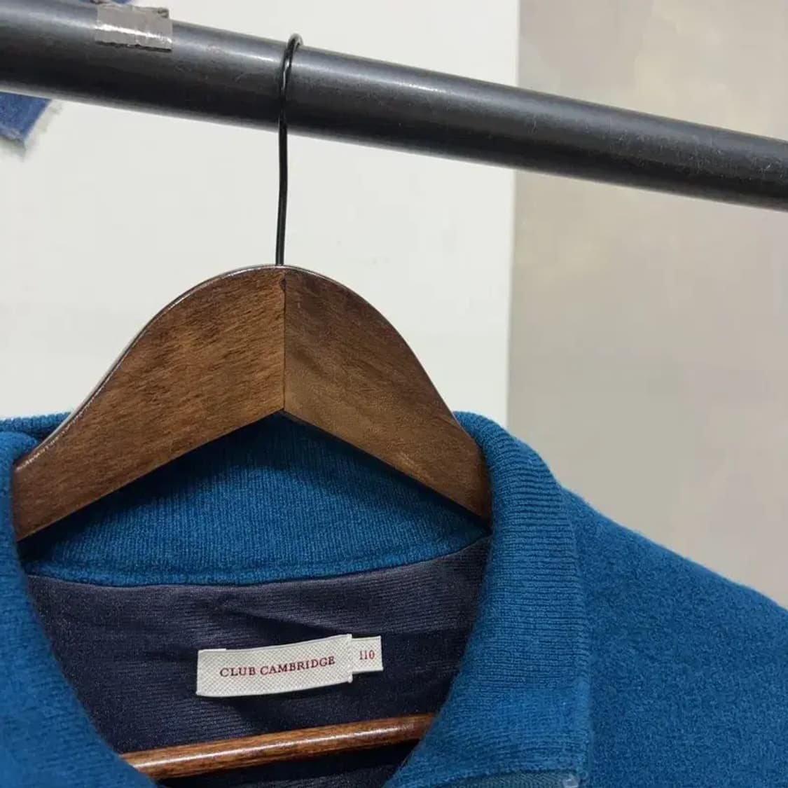 (95) 클럽 캠브리지 캐주얼 방풍 반집업 니트 상품이미지2