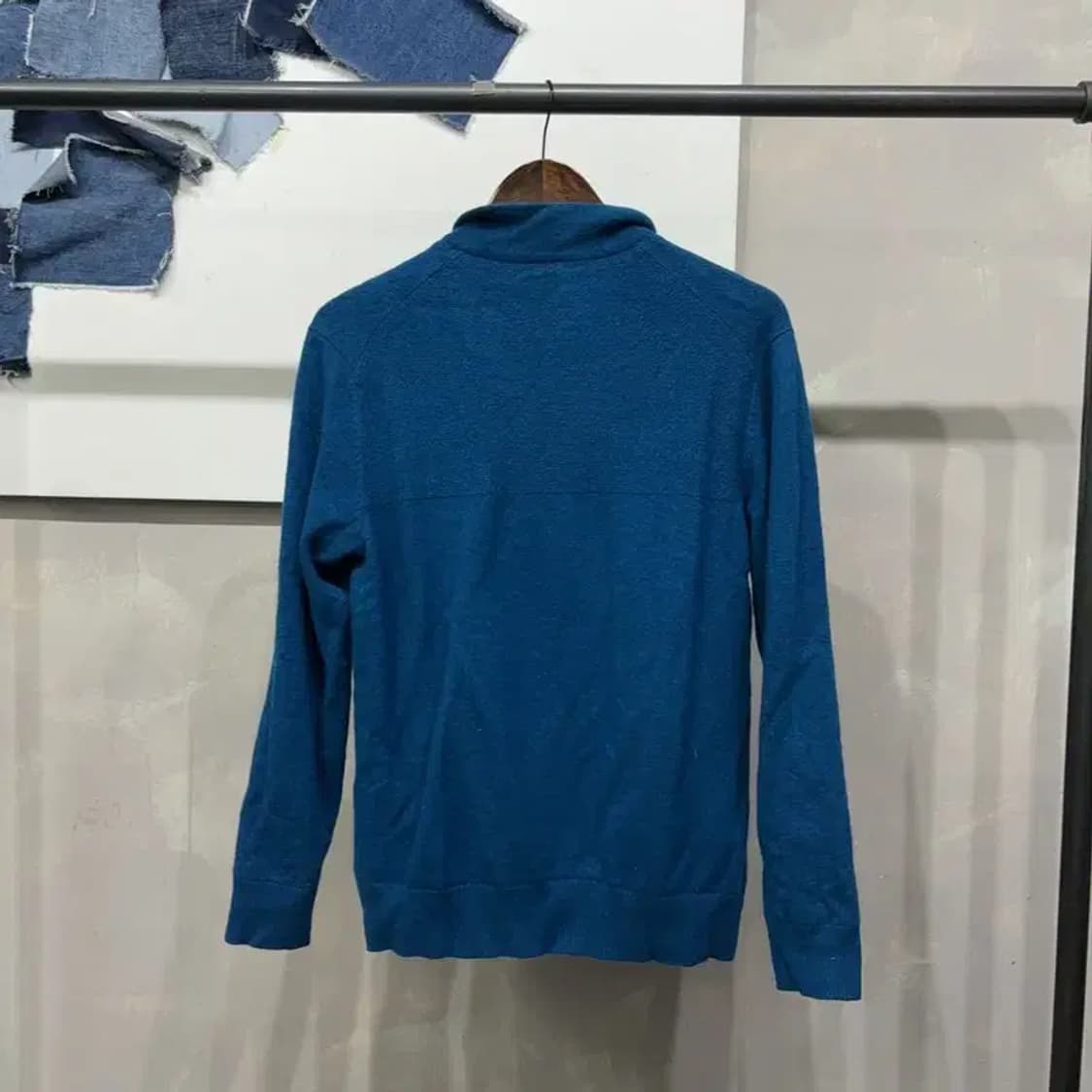 (95) 클럽 캠브리지 캐주얼 방풍 반집업 니트 상품이미지4