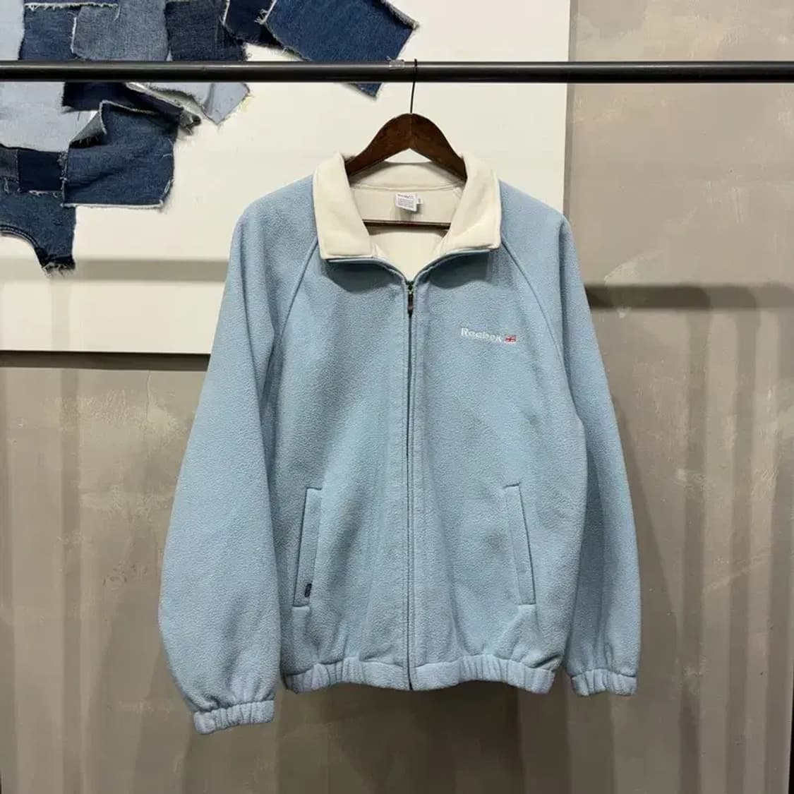 (100) 리복 스트릿 캐주얼 후리스 플리츠 자켓 상품이미지1