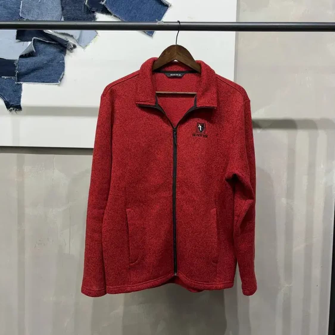 (100) 블랙야크 등산 아웃도어 자수 후리스 자켓 상품이미지1