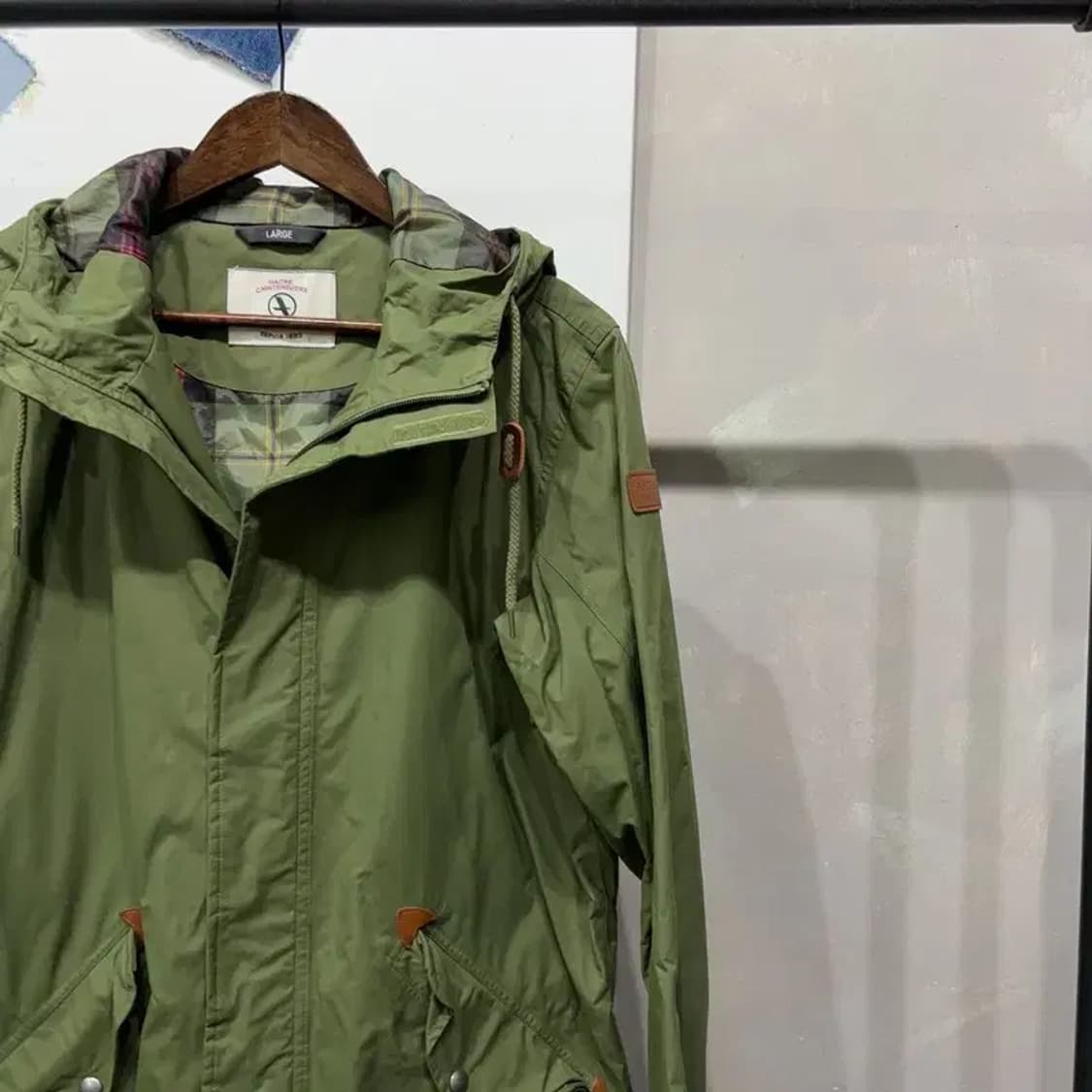 (105) 에이글 등산 아웃도어 롱 바람막이 야상 자켓 상품이미지3