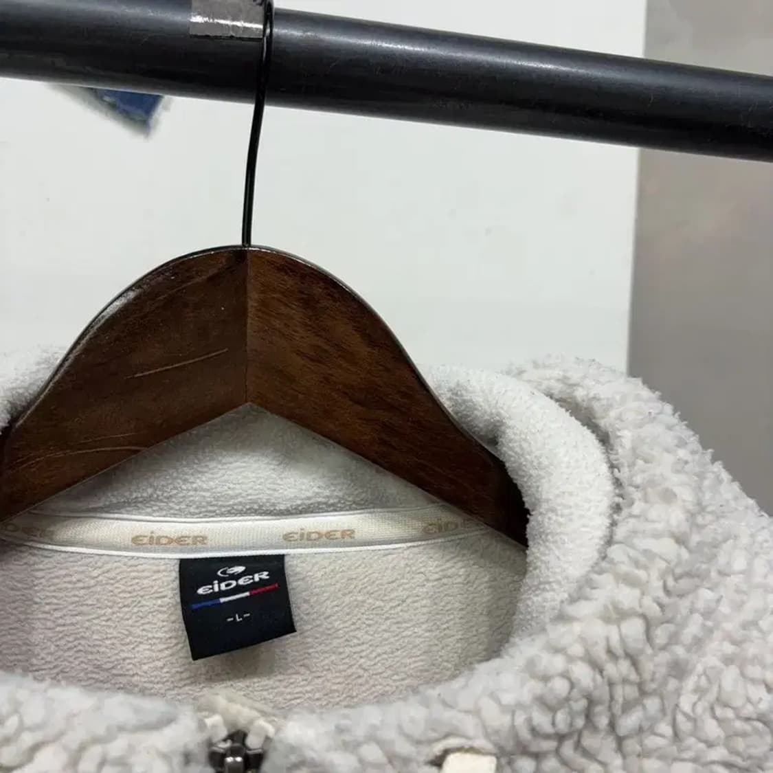 (100) 아이더 아웃도어 자수 양털 뽀글이 후리스 자켓 상품이미지2