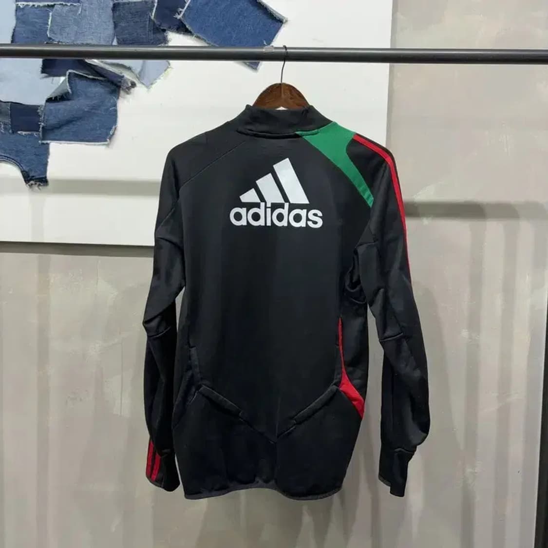 (100) 아디다스 AC밀란 스포츠 목폴라 기능성 긴팔 티 상품이미지4