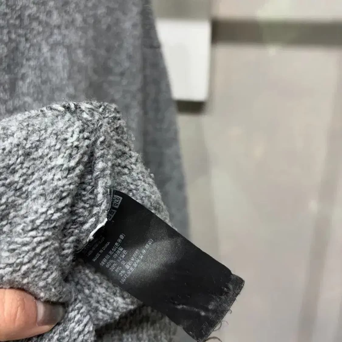 (105) 유니클로 캐주얼 반집업 니트 상품이미지5