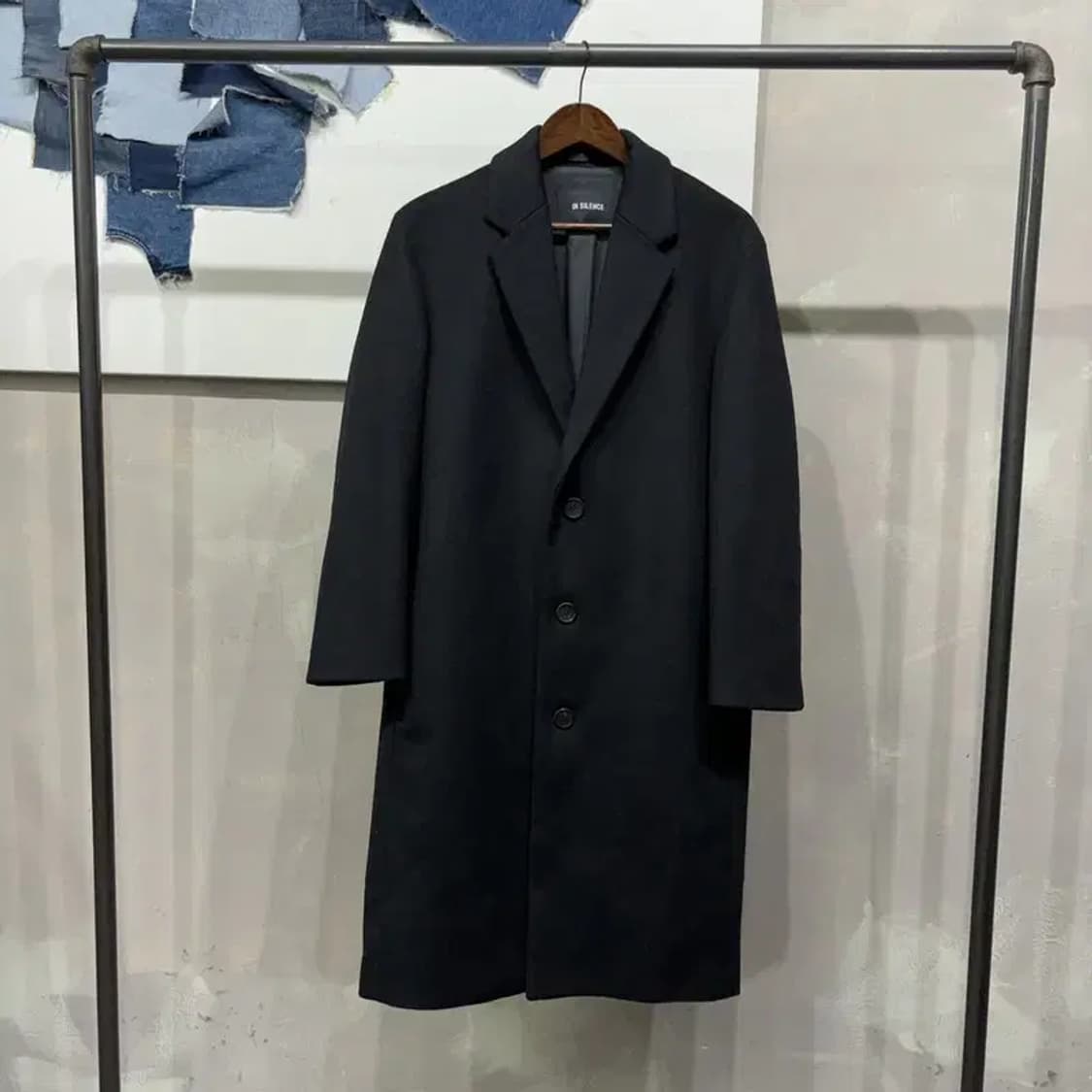 (100) 인사일런스 캐시미어 롱코트 상품이미지1