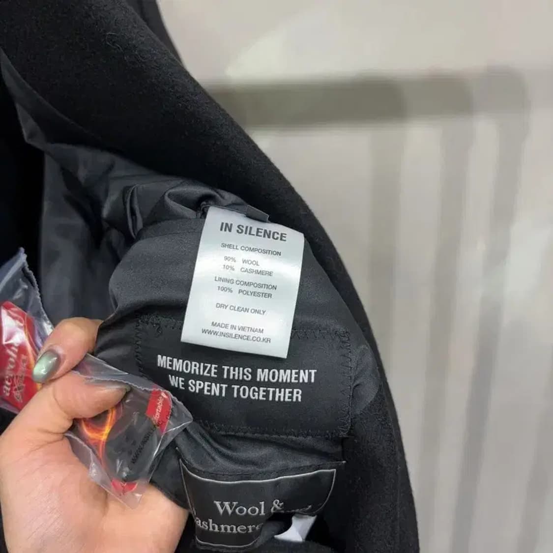 (100) 인사일런스 캐시미어 롱코트 상품이미지5