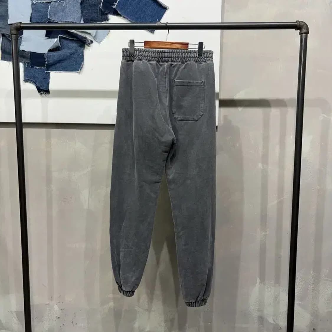 (30~32인치) 소버먼트 헤비스웻 피그먼트 조거팬츠 운동바지 상품이미지3