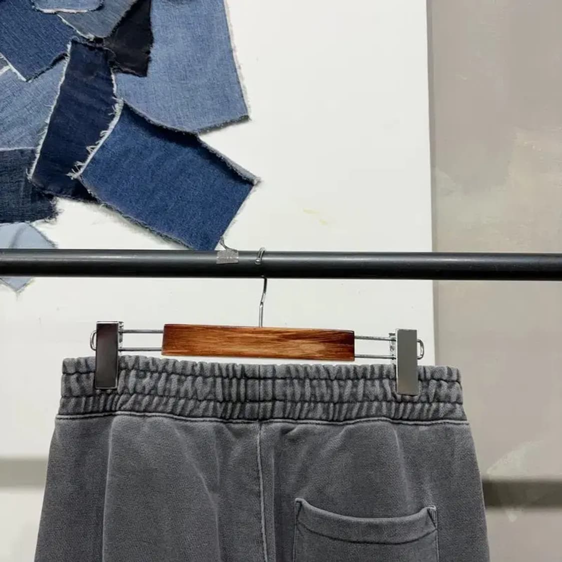 (30~32인치) 소버먼트 헤비스웻 피그먼트 조거팬츠 운동바지 상품이미지4