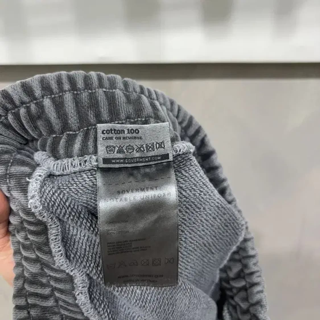 (30~32인치) 소버먼트 헤비스웻 피그먼트 조거팬츠 운동바지 상품이미지5