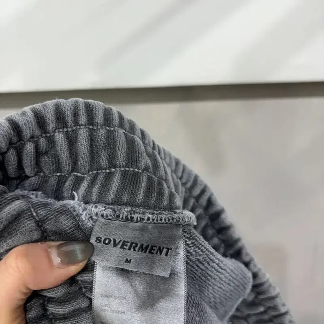 (30~32인치) 소버먼트 헤비스웻 피그먼트 조거팬츠 운동바지 상품이미지6