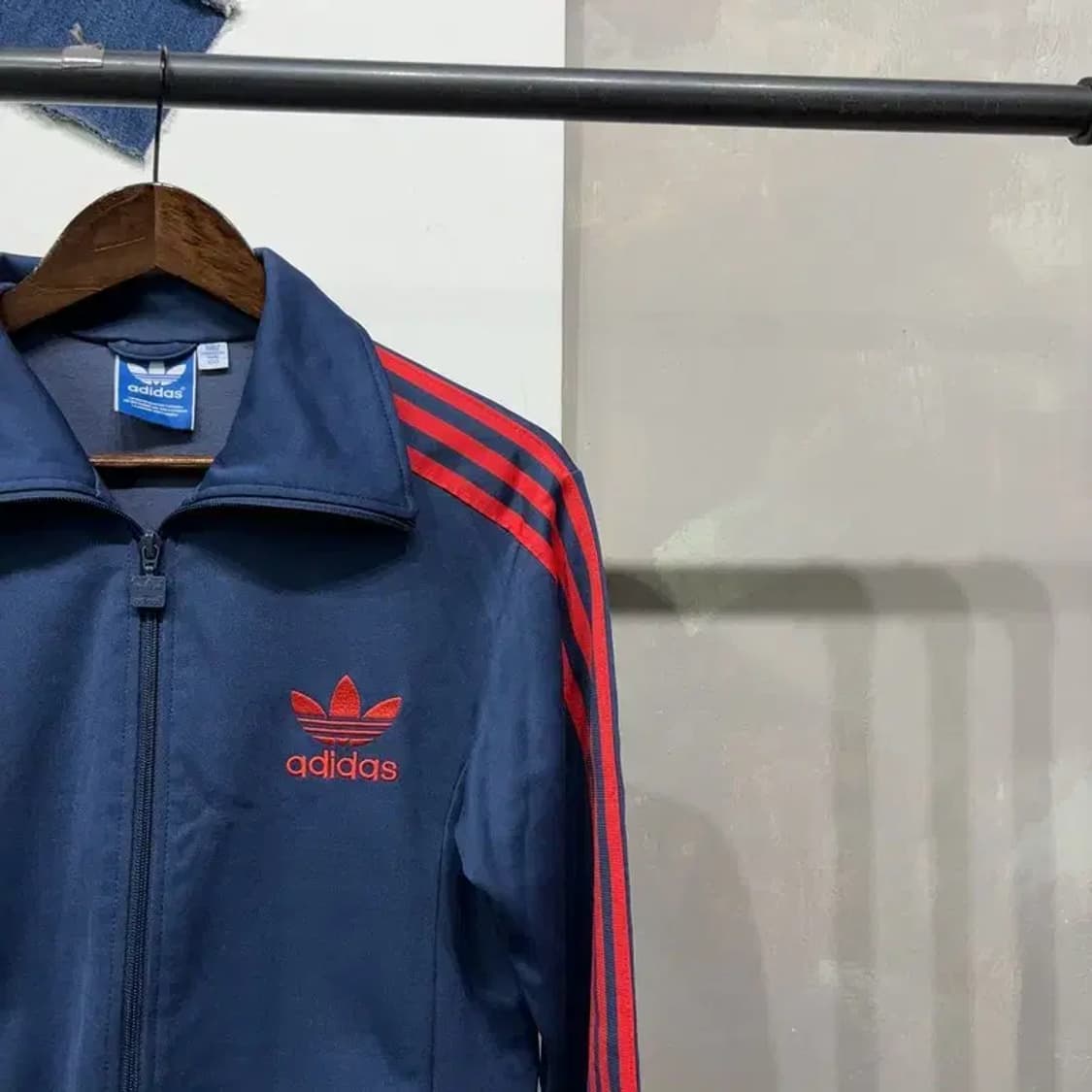 (95) 아디다스 유로파 네이비 저지 집업 트랙탑 자켓 상품이미지3