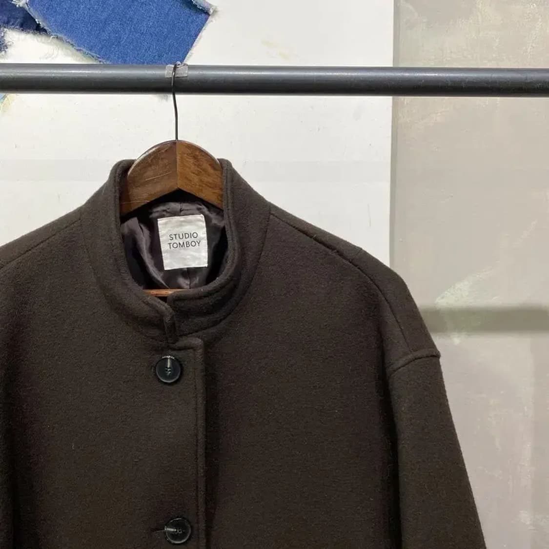 (90) 스튜디오톰보이 여성 모직 롱코트 상품이미지2