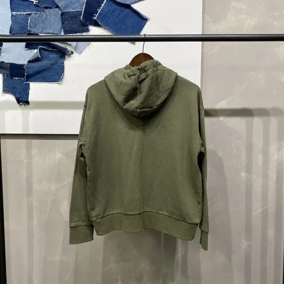 (95) H.M 흐앤므 캐주얼 베이직 무지 후드티 상품이미지4