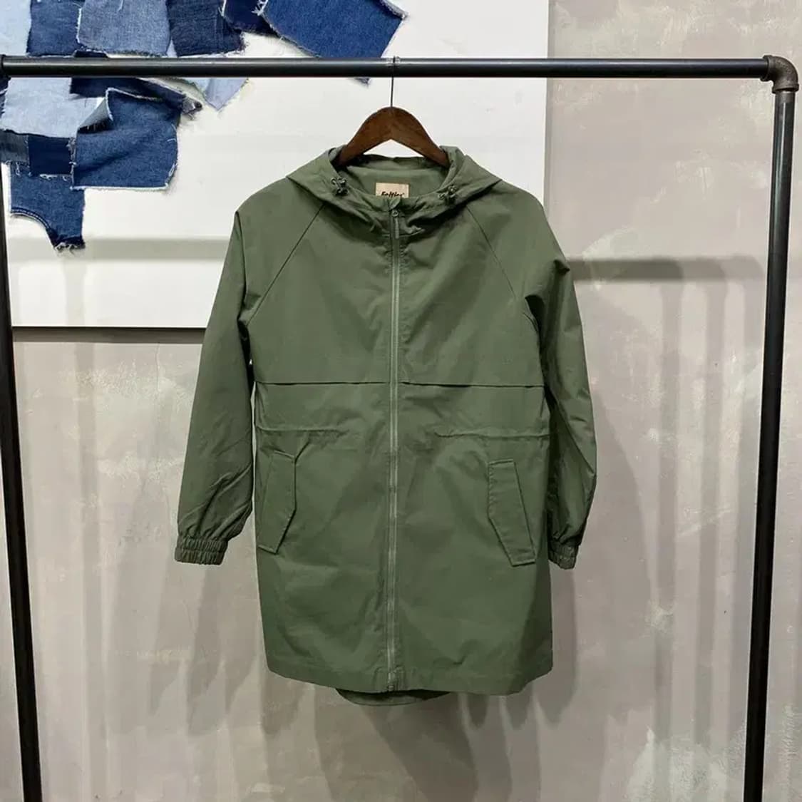 (90) 펠틱스 여성 스트릿 롱 바람막이 자켓 상품이미지1