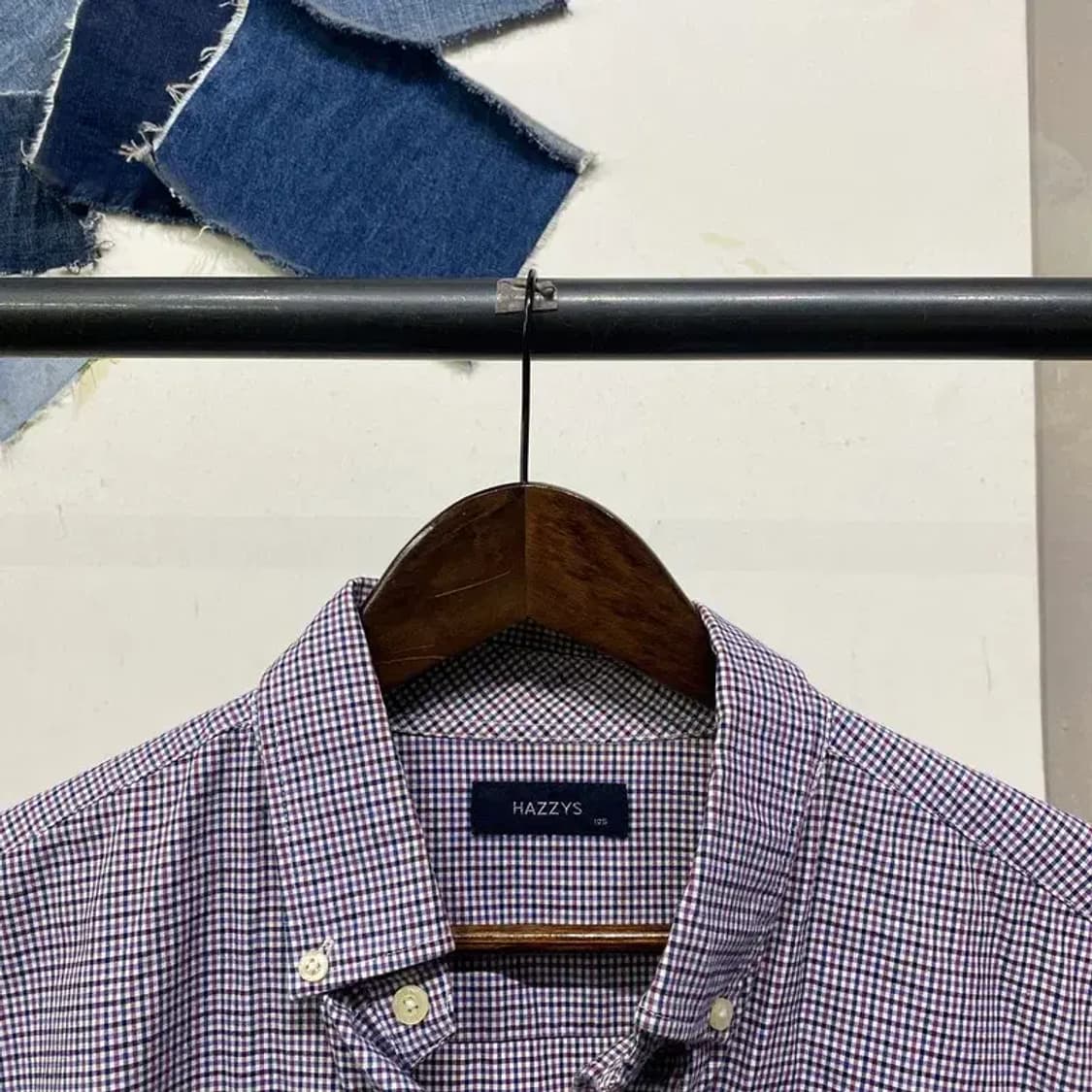 (105) 헤지스 캐주얼 클래식 체크셔츠 남방 상품이미지2