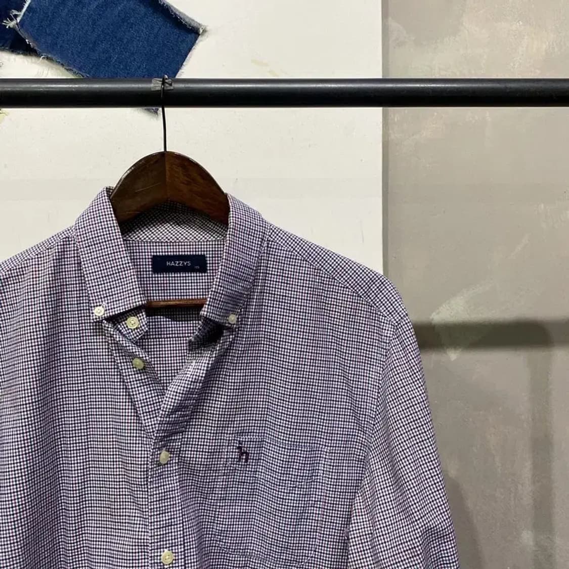 (105) 헤지스 캐주얼 클래식 체크셔츠 남방 상품이미지3