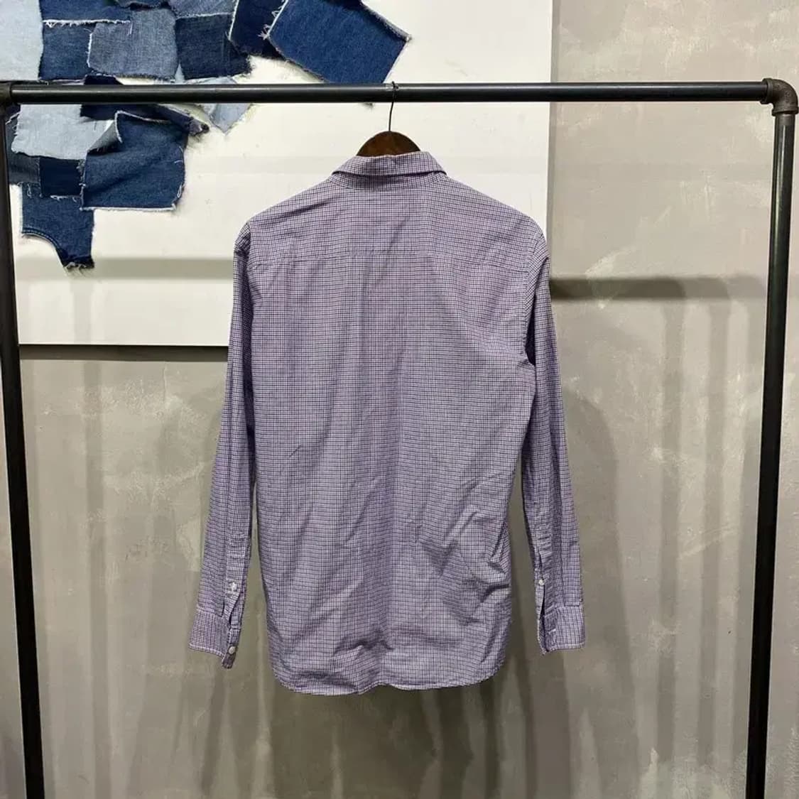 (105) 헤지스 캐주얼 클래식 체크셔츠 남방 상품이미지4