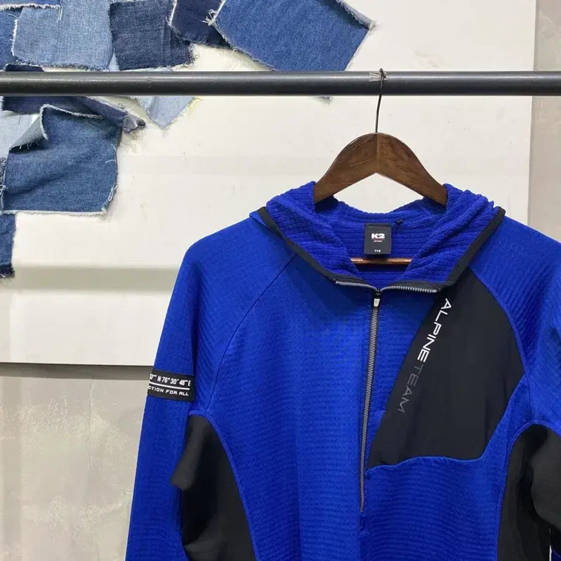 (110) K2 케이투 등산 아웃도어 반집업 기모 후드티 상품이미지3