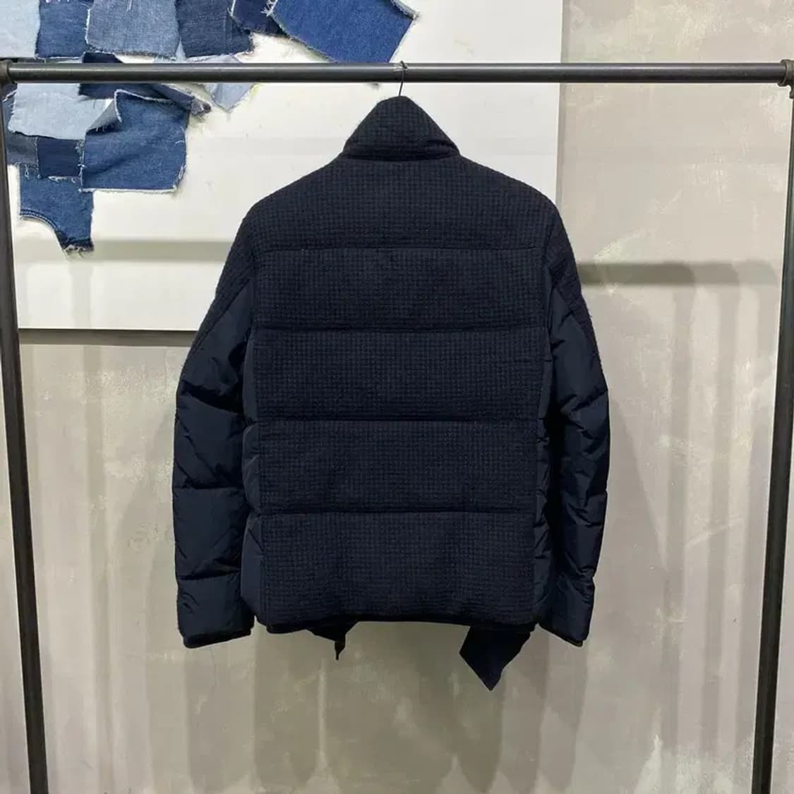 (100) 솔리드옴므 캐시미어 거위털 패딩 점퍼 상품이미지4