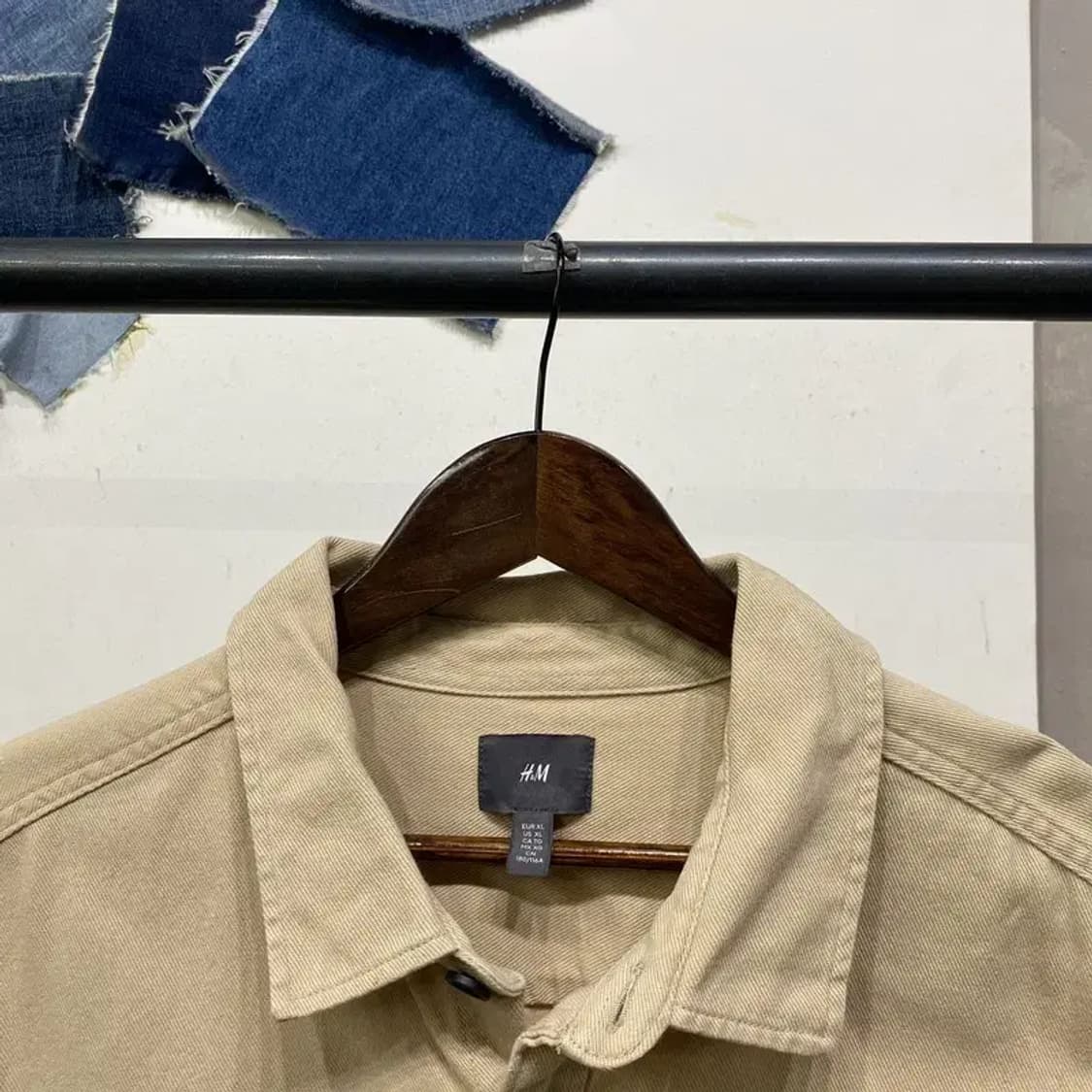 (105) H.M 흐앤므 캐주얼 스트릿 투포켓 셔츠 남방 상품이미지2