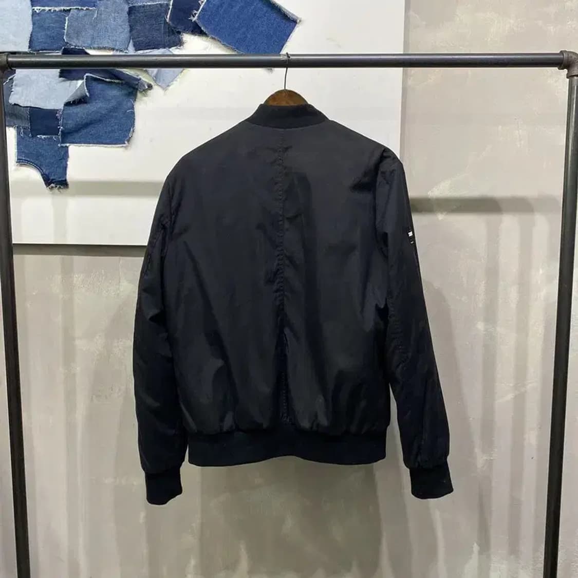 (100) 슈퍼드라이 빈티지 캐주얼 항공 자켓 마원 블루종 상품이미지4