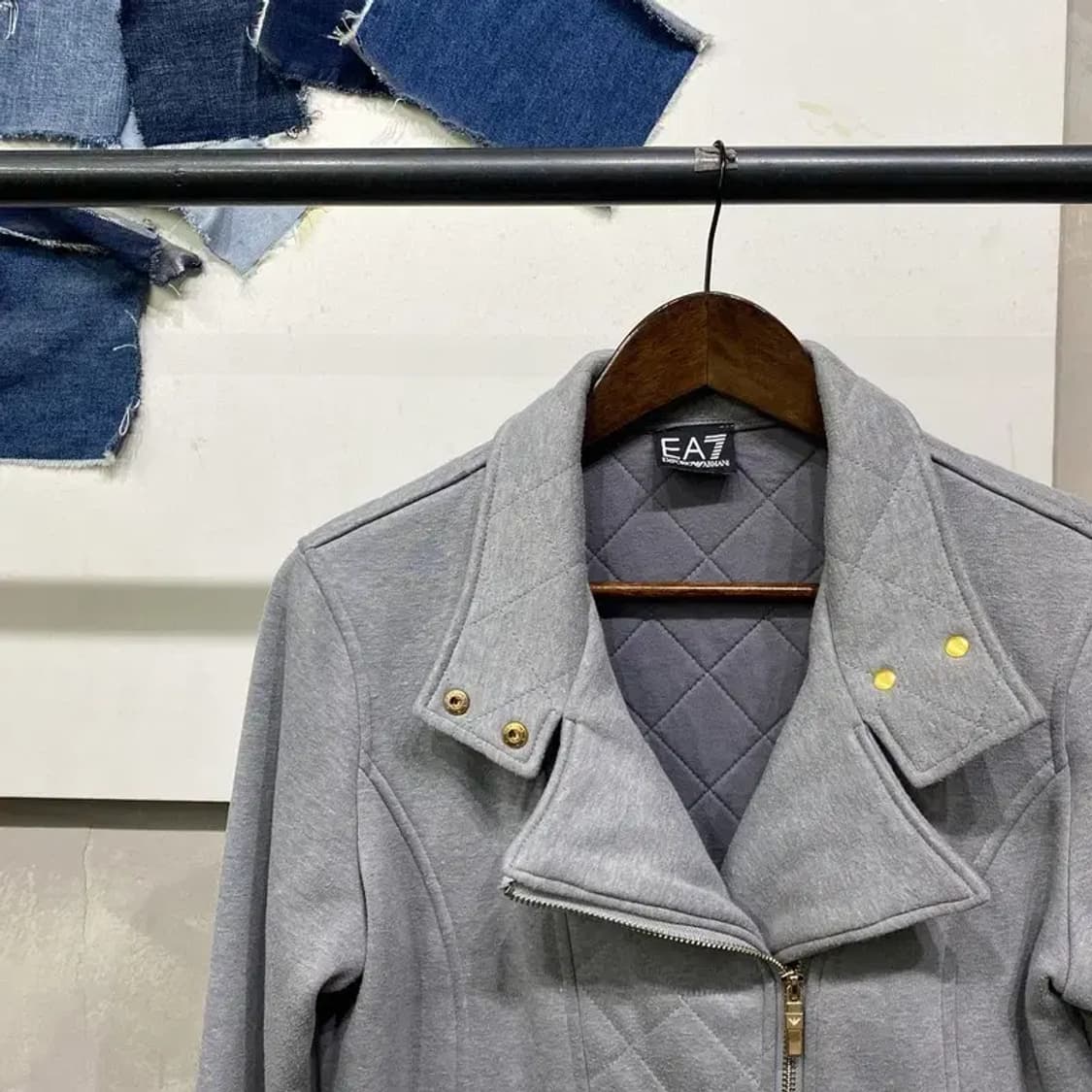 (90) 아르마니 여성 캐주얼 명품 코튼 라이더 자켓 상품이미지3