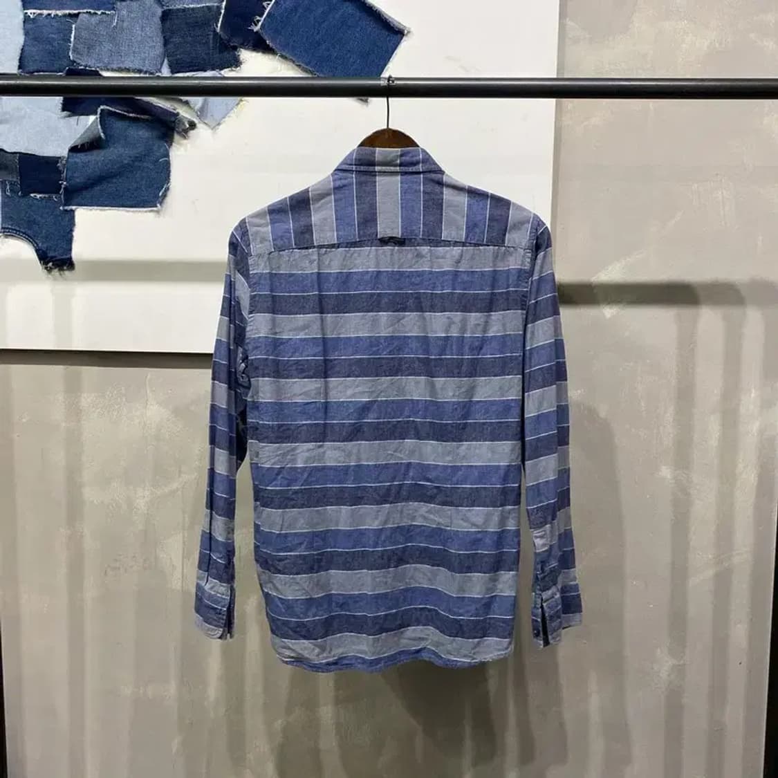 (95) 헨리코튼 캐주얼 스트라이프 셔츠 남방 상품이미지4