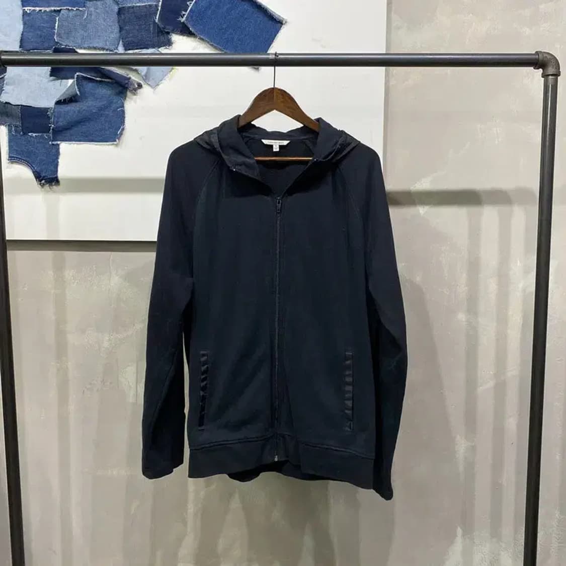 (105) 캘빈클라인 CK 캐주얼 소매프린팅 후드집업 자켓 상품이미지1