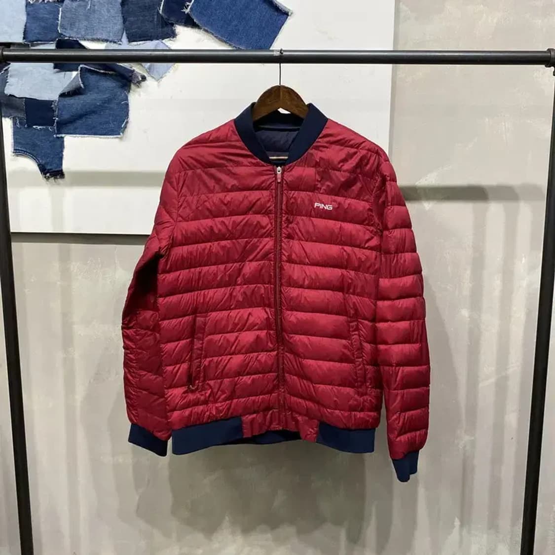 (105) 핑 골프 스포츠 거위털 구스다운 경량패딩 상품이미지1